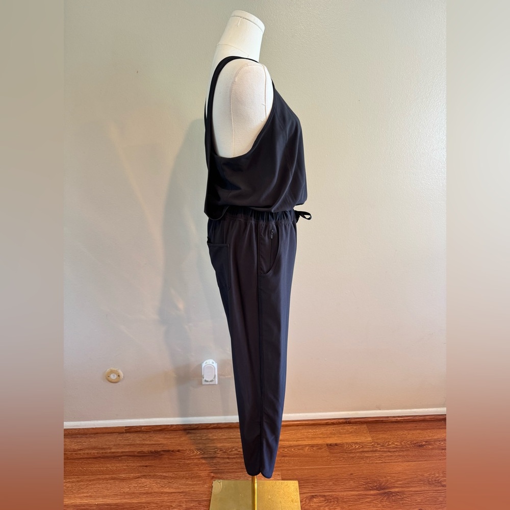 Patagonia Black Sleeveless Drawstring Jumpsuit - Picture 4 of 9